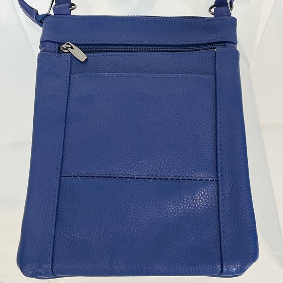BLUE LEATHER BAG - Picture 3 of 4